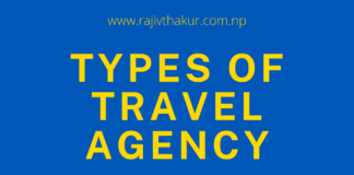 TYPES OF TRAVEL AGENCY